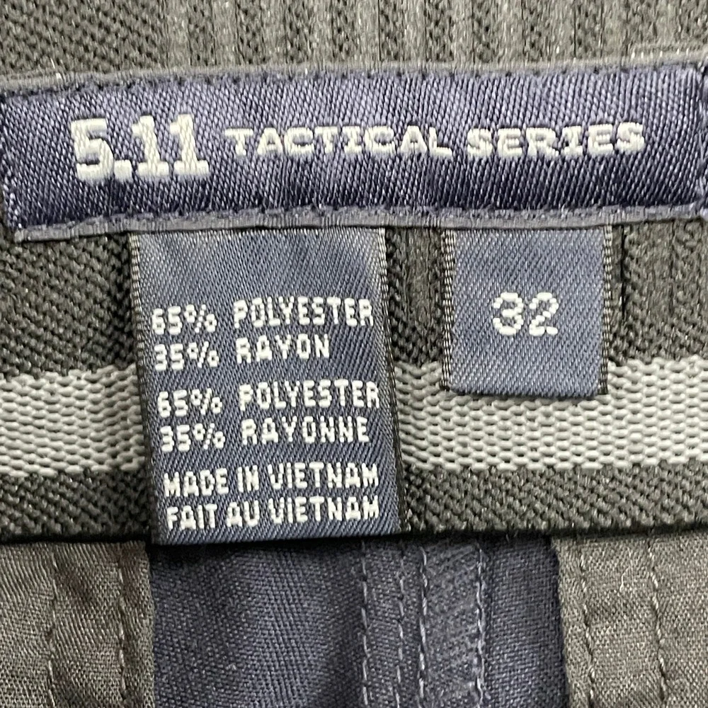 5.11 Tactical Uniform Pant Mens 32 Dark Navy A Class Unhemmed Poly Rayon 44059 - Picture 4 of 9